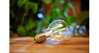 LED Filament-Kerzenlampe, P45 E14, transparent, 60 W 8718699762292 | Philips LED Filament-Kerzenlampe, P45 E14, transparent, 60 W 8718699762292 | Philips